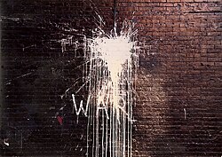 Early Street art by Jacek Tylicki, Lower East Side, New York City (1982)