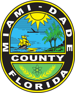 Seal of the Miami-Dade County government.
