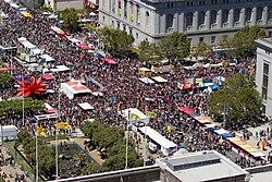San Francisco Pride is one of the oldest and largest LGBTQ pride events in the world.