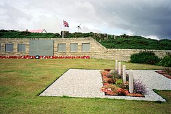 The British Military Cemetery at San Carlos on East Falkland
