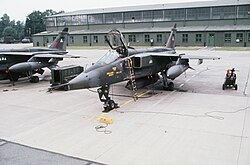 Jaguars of RAF Germany in the late 70s, a type flown by Dalton on three tours in the UK and Germany