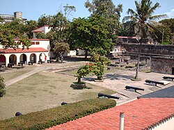 Fort Jesus in Mombasa (Kenya), seen from the inside