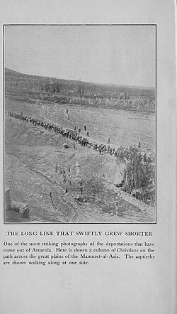 The Armenian genocide was the result of the Ottoman government's deportation and ethnic cleansing policies regarding its Armenian citizens after the Battle of Sarikamish (1914–1915) and the collapse of the Caucasus Front against the Imperial Russian Army and Armenian volunteer units during World War I. An estimated 600,000[160] to more than 1 million,[160] or up to 1.5 million[161][162][163] people were killed.