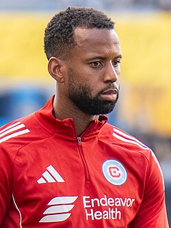 Kellyn Acosta is a 2017 MLS All-Star. He earned 58 caps with the USMNT and was chosen for the 2022 FIFA World Cup squad.