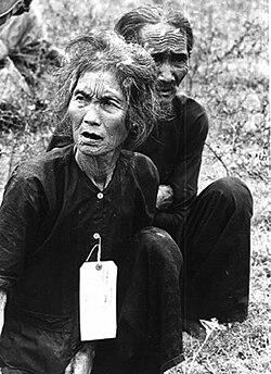 Peasants suspected of being Viet Cong under detention of US Army, 1966