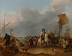 The return of the Stadholder-King in the Dutch Republic on 31 January 1691, by Ludolf Bakhuysen