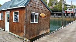 Floating post office, Halibut Cove, Alaska