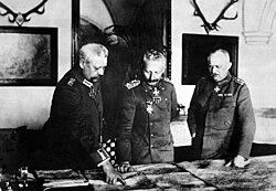 Hindenburg, Wilhelm II, Ludendorff, January 1917