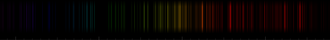 Color lines in a spectral range