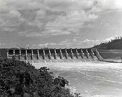 The Kaptai Dam in 1965