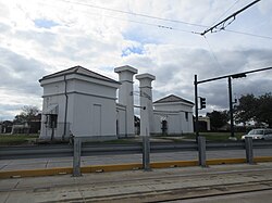 Cypress Grove, one of the group of cemeteries at the foot of Canal Street.