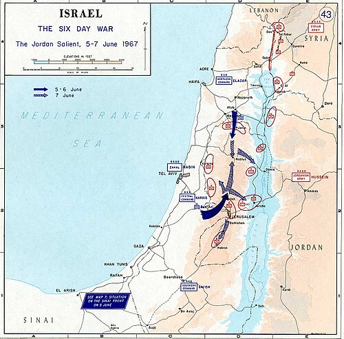 The Jordan salient, 5–7 June.