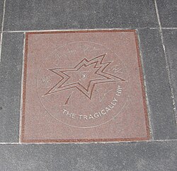 The Tragically Hip star on Canada's Walk of Fame in Toronto