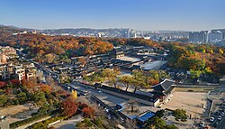 Changdeokgung, pictured in 2014, one of the Five Grand Palaces of Seoul built during the Joseon dynasty and a UNESCO World Heritage Site
