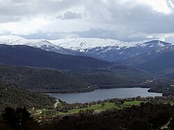 View of Gennargentu, the highest massif of Sardinia