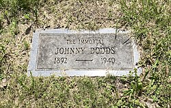 Dodds' grave at Lincoln Cemetery