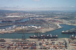 The combined Port of Los Angeles-Port of Long Beach is the fifth-busiest port in the world.