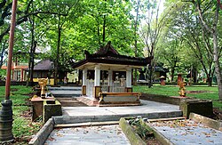 Bukit Seguntang in Palembang. According to Sejarah Melayu, the hill recorded the advent of Sang Sapurba, a legendary progenitor for various Malay royal houses in Sumatra, Malay Peninsula and Borneo.