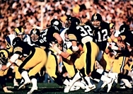 The Steelers defeated the Rams in Super Bowl XIV to win an unprecedented four championships in six years.
