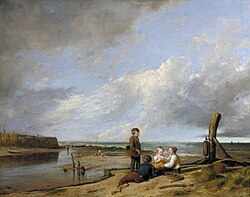 Shrimp Boys at Cromer by William Collins, 1815