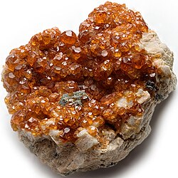 Garnet var. Spessartine, Putian City, Putian Prefecture, Fujian Province, China