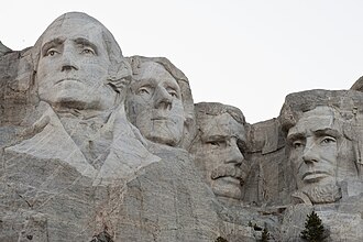 Mount Rushmore in the Black Hills