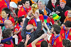 Spain, world champions in 2010