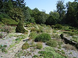 The alpinum in Botanischer Garten Bielefeld, Germany