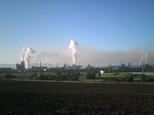 U. S. Steel Košice (in Slovakia) – a typical example of a heavy industry factory