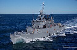 ARA Espora, the lead ship of the Espora Class Corvettes.