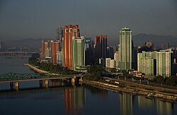 Mirae Scientists Street in Pyongyang