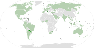 Republic of China (Taiwan) Countries that have formal relations with Taiwan Countries that have formal relations with the PRC and informal relations with Taiwan