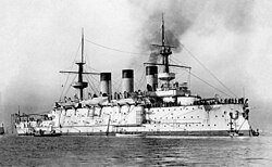 Peresvet in the Mediterranean Sea, 1901