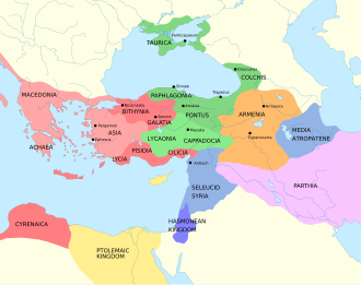 Asia Minor and surrounding region, first century BC