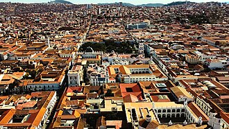 Sucre, the capital of Bolivia.