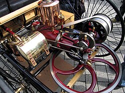 Engine of a replica of the Benz Patent-Motorwagen Nr. 1