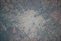 Córdoba from space