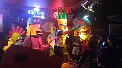 The Chicken Heads performing in Tarzana, California in November 2016