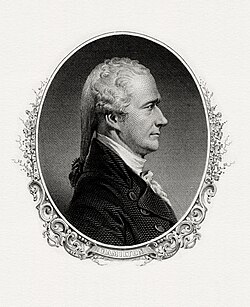 Alexander Hamilton, the first Secretary of the Treasury during the Presidency of George Washington