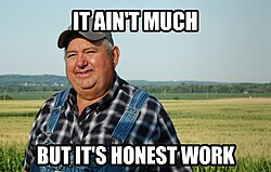 This image macro is in the public domain in the United States as the background was taken by the Department of Agriculture.