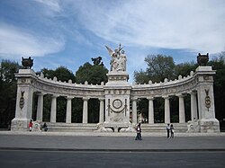 The monument "To the Meritorious Benito Juárez", Mexico City