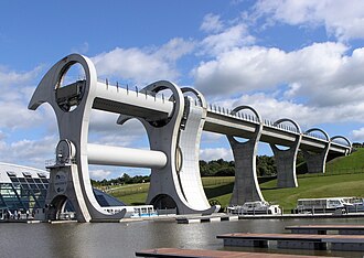 The Falkirk Wheel in Scotland