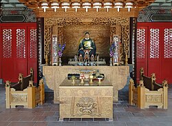 Statue of Koxinga in Koxinga's Shrine