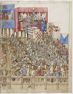 Page from King René's Tournament Book (BnF Ms Fr 2695)