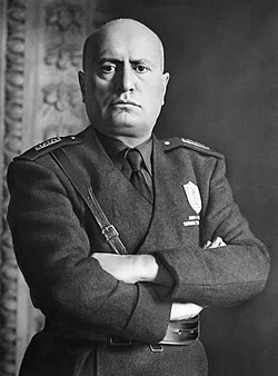 Benito Mussolini, the founder of Italian fascism, called his regime the "Totalitarian State": "Everything in the State, nothing outside the State, nothing against the State."[299]