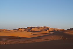 Sahara Desert in Morocco.