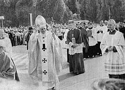John Paul's first papal trip to Poland in June 1979
