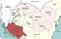 The Bosnia Eyalet in 1683