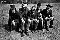 The Band were a Canadian-American rock band formed in Toronto, Ontario, in 1967. They are pictured here in 1969.