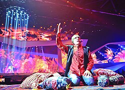 Alim Qasimov performs mugham at Eurovision Song Contest 2012. The Azerbaijani Mugham was inscribed in 2008 as a UNESCO Masterpiece of Intangible Heritage of Humanity.